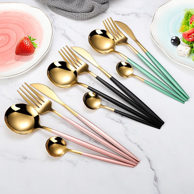 tableware stainless steel spoon set