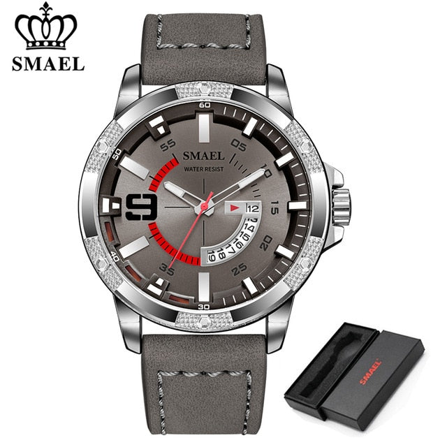 SMAEL Watches Men Luxury Brand Quartz Watch Fashion Military Date Watch Reloj Hombre Sport Clock Male Hour Relogio Masculino