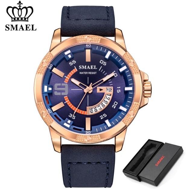 SMAEL Watches Men Luxury Brand Quartz Watch Fashion Military Date Watch Reloj Hombre Sport Clock Male Hour Relogio Masculino