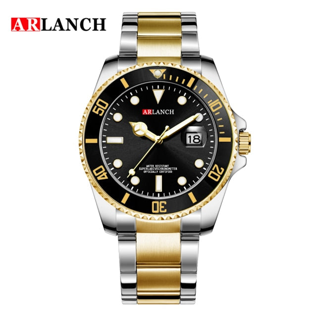 2021 New Water Ghost Stainless Steel Top Brand Luxury Submariner Sport Waterproof Classic Design Men Green Fashion Quartz Watch