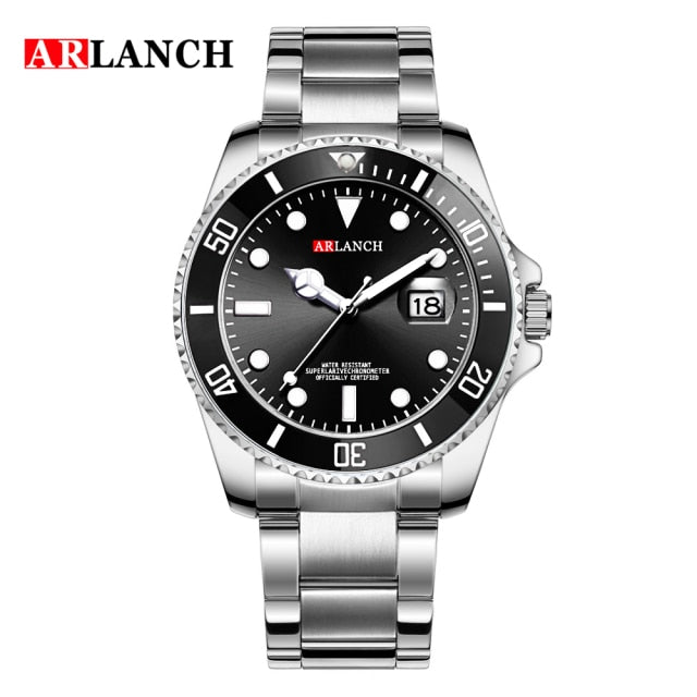 2021 New Water Ghost Stainless Steel Top Brand Luxury Submariner Sport Waterproof Classic Design Men Green Fashion Quartz Watch