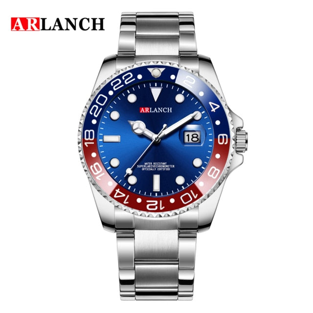 2021 New Water Ghost Stainless Steel Top Brand Luxury Submariner Sport Waterproof Classic Design Men Green Fashion Quartz Watch