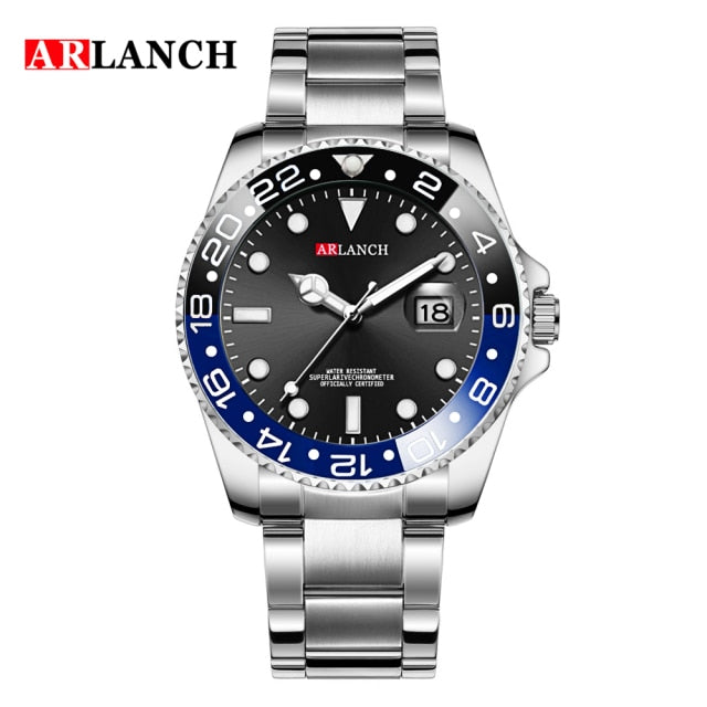 2021 New Water Ghost Stainless Steel Top Brand Luxury Submariner Sport Waterproof Classic Design Men Green Fashion Quartz Watch