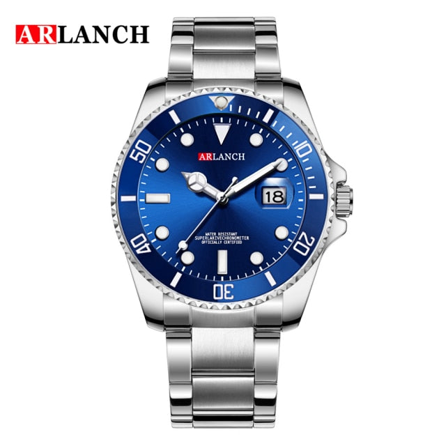 2021 New Water Ghost Stainless Steel Top Brand Luxury Submariner Sport Waterproof Classic Design Men Green Fashion Quartz Watch