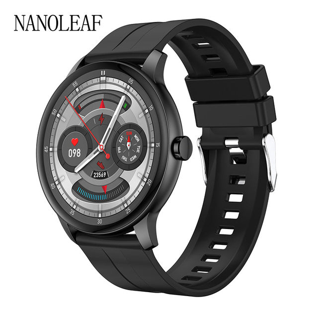 Smart Watch Men Women Dial Call Fitness Tracker 1.3 Inch Full Touch Screen Heart Rate Monitor Sport Smartwatch for Android IOS