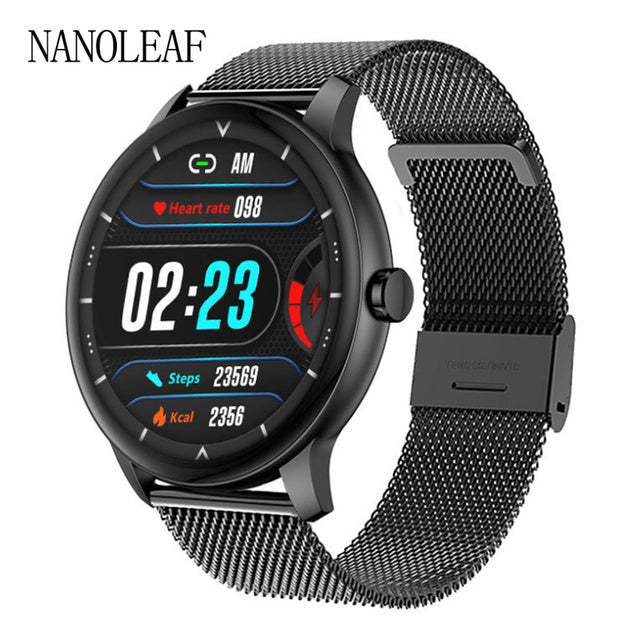 Smart Watch Men Women Dial Call Fitness Tracker 1.3 Inch Full Touch Screen Heart Rate Monitor Sport Smartwatch for Android IOS